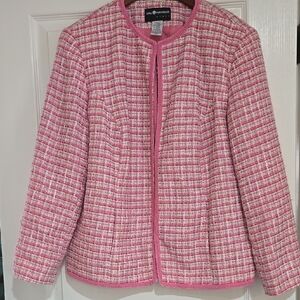 Pink Tweed Women's Jacket